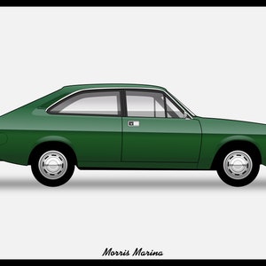 POSTER - MORRIS MARINA Vector Art