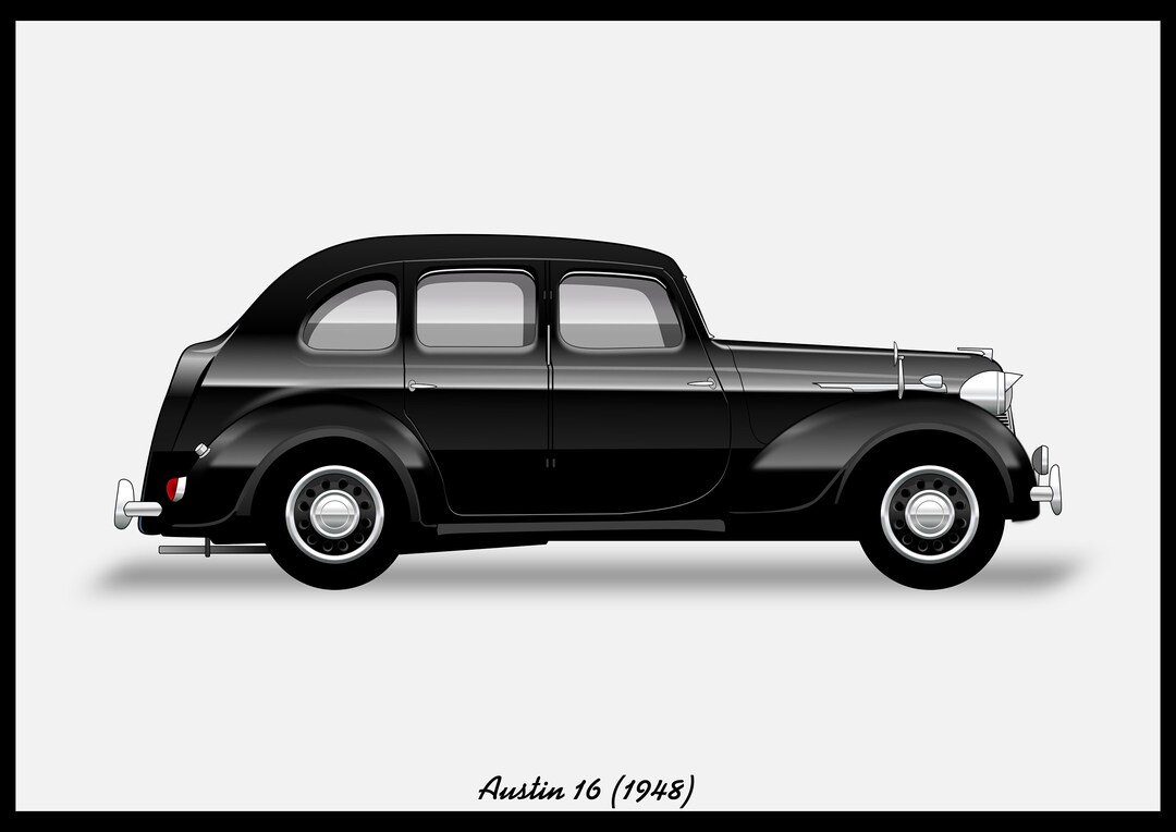 AUSTIN 16 - Colour Vector File Download - .PDF, .svg, .png - Etsy