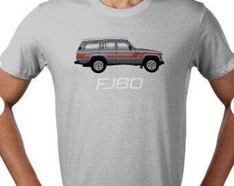 TOYOTA LANDCRUISER T-SHIRT - Various Models - Men's - Grey / Red / Navy / Black Options