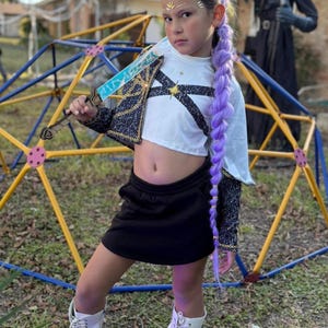 Rumi Purple Reusable Braid: Cosplay Hair Extension, 30" or 40"