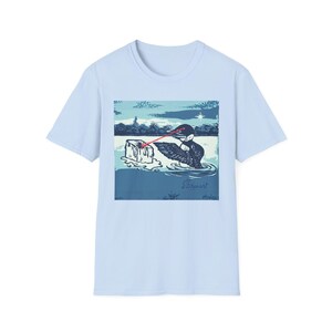 Minnesota Loon Protest T-Shirt | Laser Eyes Melting Ice | Immigrant Rights Art Bild 12
