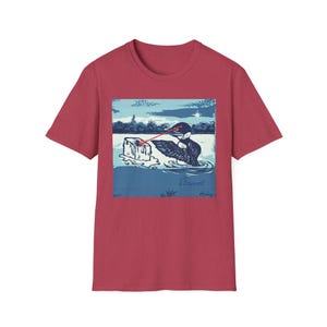 Minnesota Loon Protest T-Shirt | Laser Eyes Melting Ice | Immigrant Rights Art Bild 15
