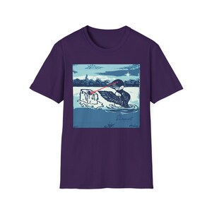 Minnesota Loon Protest T-Shirt | Laser Eyes Melting Ice | Immigrant Rights Art Bild 14