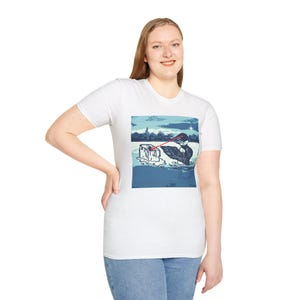 Minnesota Loon Protest T-Shirt | Laser Eyes Melting Ice | Immigrant Rights Art Bild 5