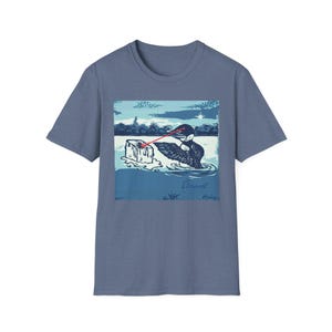Minnesota Loon Protest T-Shirt | Laser Eyes Melting Ice | Immigrant Rights Art Bild 6