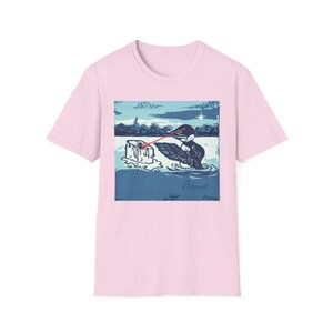 Minnesota Loon Protest T-Shirt | Laser Eyes Melting Ice | Immigrant Rights Art Bild 4