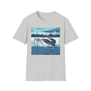 Minnesota Loon Protest T-Shirt | Laser Eyes Melting Ice | Immigrant Rights Art Bild 3