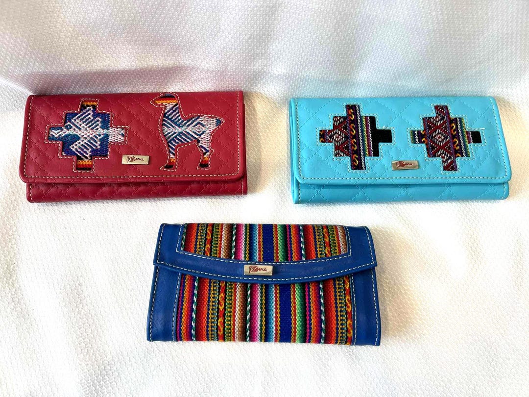 Handwoven Andean Textile Wallet | Colorful Peruvian Fair Trade Gift - Etsy