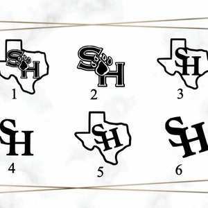 SHSU Decals, SHSU Yeti Decal, SHSU Cup Decal, Laptop Decal, Car Decal, Bumper Sticker