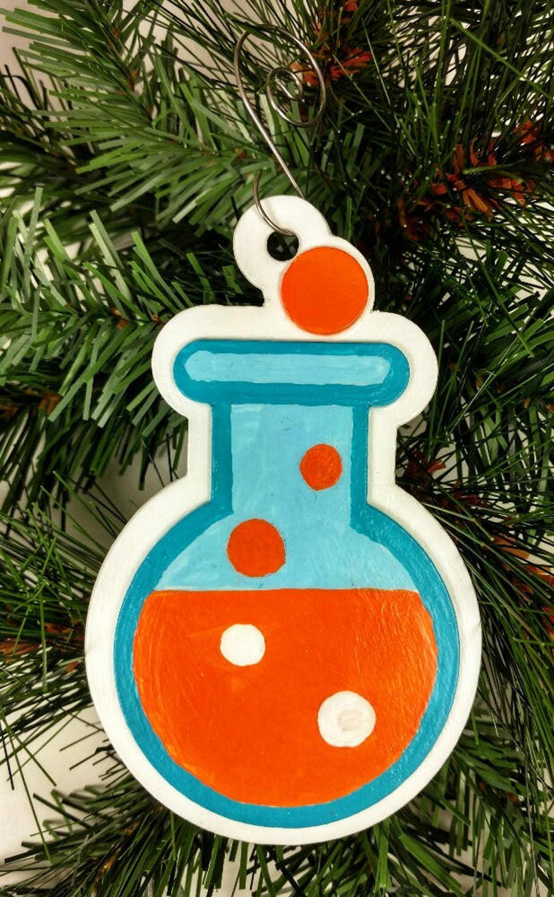 Chemistry Beaker Ornament Science Ornament Science Nerd Etsy