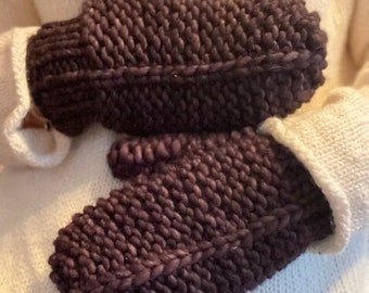 Guanti Pamn modello a maglia super ingombrante