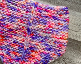 Modello a maglia super ingombrante con cappuccio Bandana Pamn