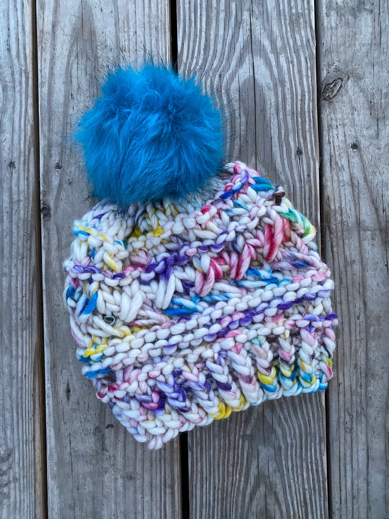 Hat Knitting Pattern, Beanie Knit Pattern, Super Bulky Knit Pattern ...