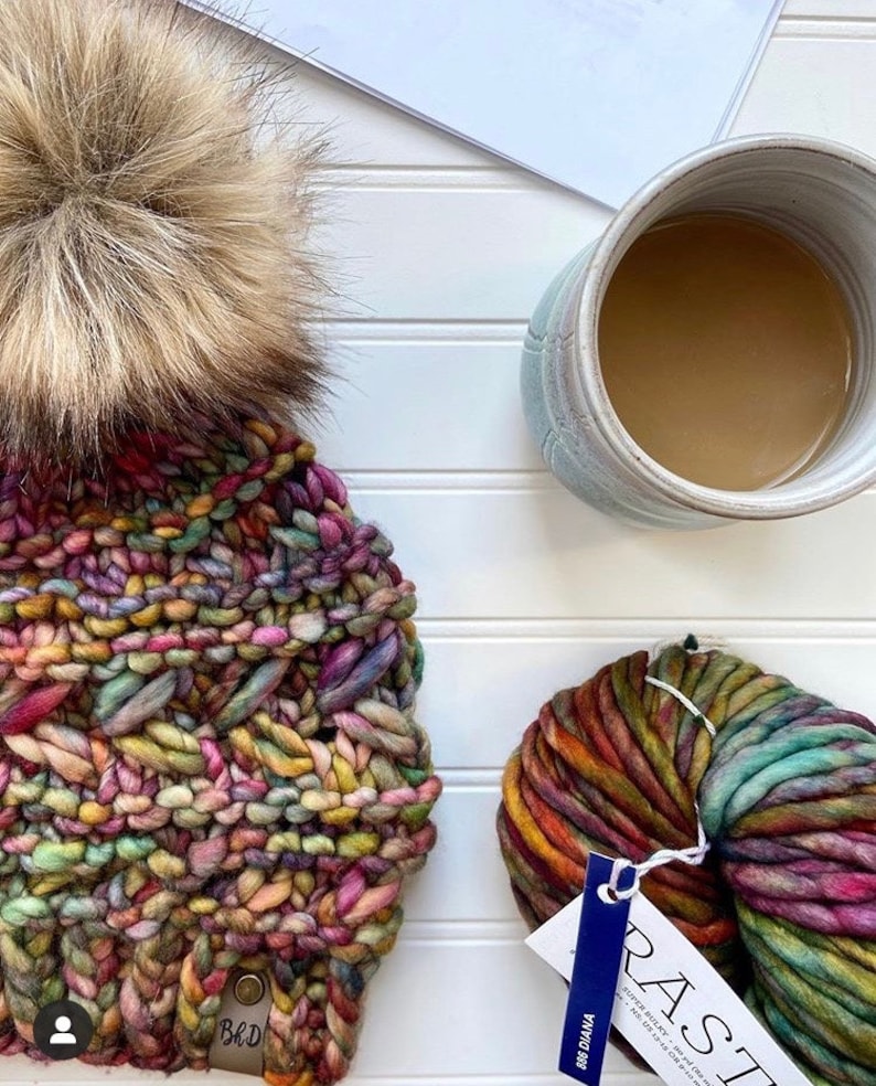 Hat Knitting Pattern, Beanie Knit Pattern, Super Bulky Knit Pattern ...