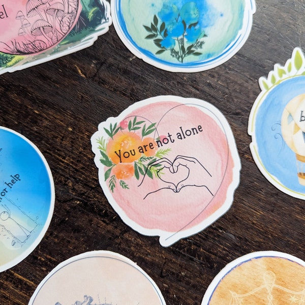 Mental health Stickerset - Selbstfürsorge, good vibes sticker