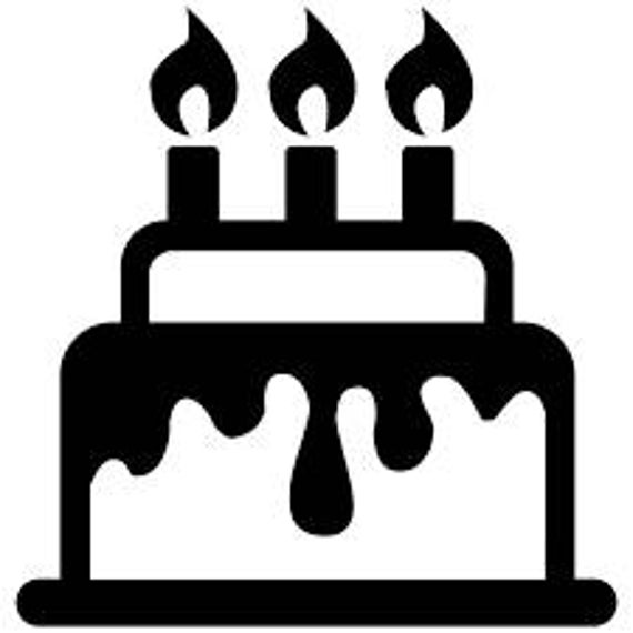Download Birthday Cake SVG | Etsy