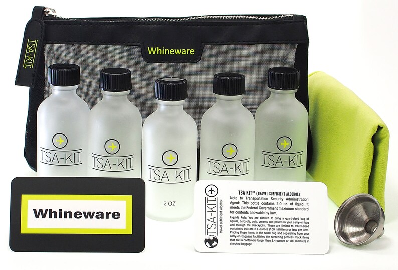 Travel Sufficient Alcohol TSA Kit 2oz Original Etsy