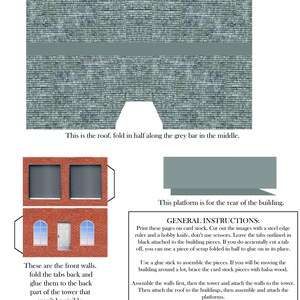 HO Scale Papercraft Freight Depot - Printable Building Kit - Etsy