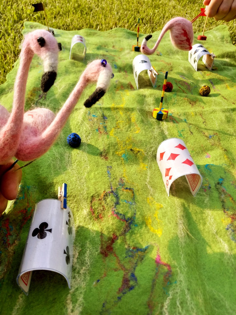 Alice's Adventures in Wonderland The Queens Croquet Etsy