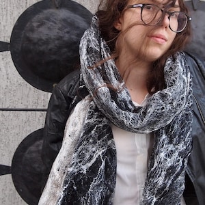 Wrap shawl, Felted scarf wrap, Handmade shawl, wool shawl, Blanket scarf, merino wool scarf, Gift for her, Large scarf, Oversized scarf