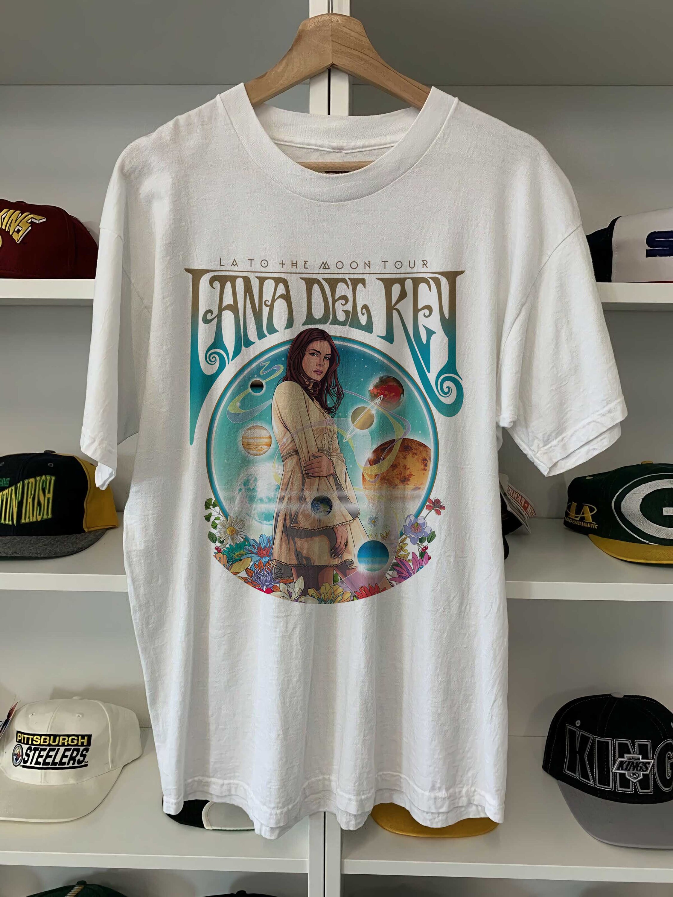 Lana Del Rey TShirt LA to the Moon Tour Lana Del Rey Shirt Etsy