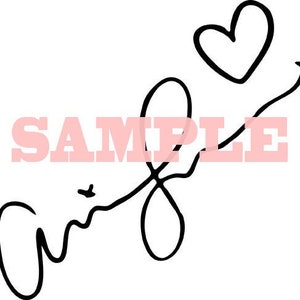 Ariana Grande Autograph Signature cutout. .jpg .png & .svg.