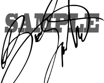 アリアナ・グランデの直筆サイン入り切り抜き。.jpg .png & .svg