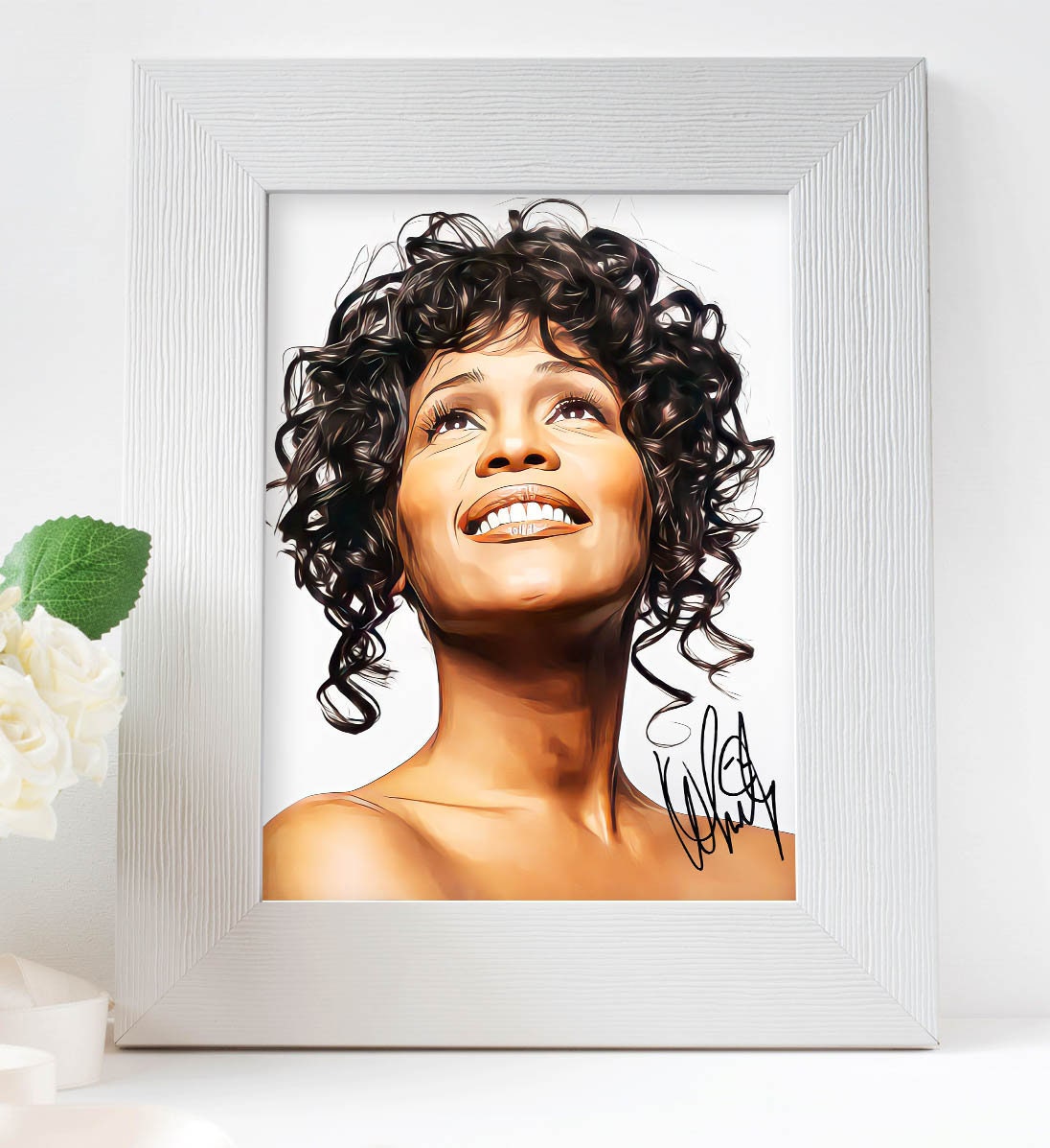 Whitney Houston Autographed - Etsy