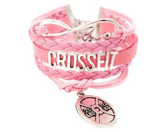 Crossfit Charm Bracelet, Fitness Gifts, Personal Trainer Gift, Friendship Bracelet, Gifts for Her