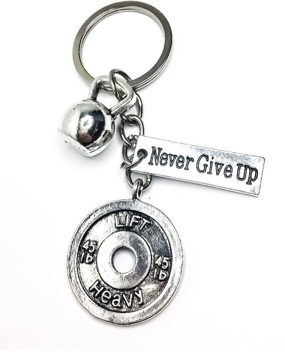 weightlifting keychain