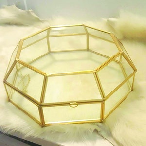 Glass and Brass Display Box