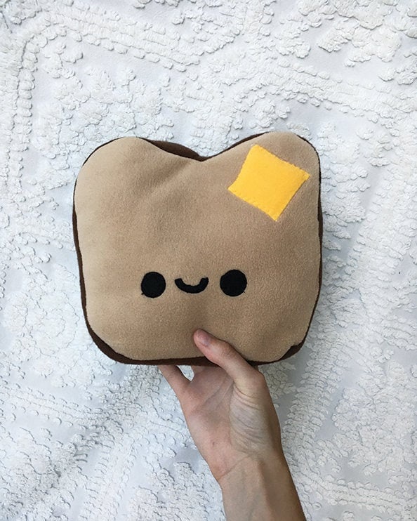 Toast Plushie Etsy