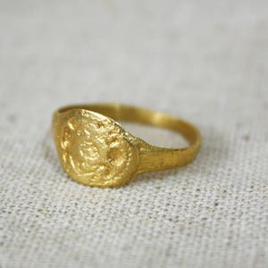 18K Gold Ring, Solid Gold Ring, Gold Ring For The Forefinger, Index Finger Ring, Roman Gold Ring, Ancient Roman Ring, Gold ring, Ring gold,