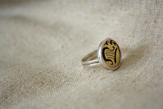 etsy gold signet ring