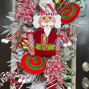 Nutcracker Wreath, Nutcracker Swag, Nutcracker Decor, Nutcracker Home Decor, Christmas Wreath, Christmas Swag, Xmas Nutcracker Wreath, Swag