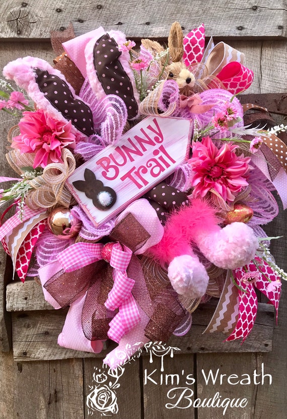 Easter Wreath Spring Sreath Easter Decor Unique Easter Etsy