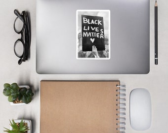 Black Lives Matter Sticker – Bubble-Free Vinyl