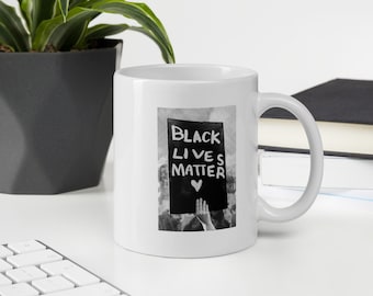Black Lives Matter Ceramic Mug - Profits to BLM Seattle