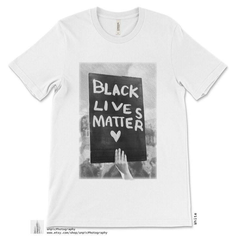 Black Lives Matter Unisex Premium T-Shirt All profits go to Black Lives Matter Seattle T shirt Tshirt White
