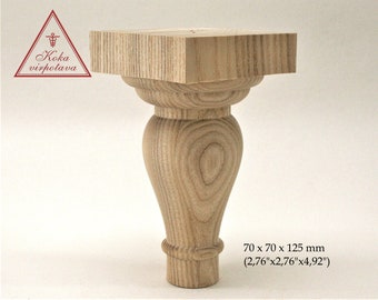 Farmhouse table leg Furniture leg Turn wood leg Furniture foot Vanity leg Table leg Cabinet leg Coffee table leg Wood leg Bed leg Table foot