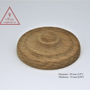 Furniture applique Wood rosette Wood turned decor Wood medallion Furniture wood decor Wall wood decor Furniture rosette Applique Wood onlay