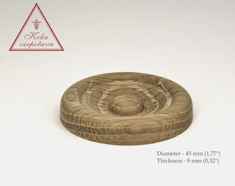 Furniture applique Wood rosette Wood turned decor Wood medallion Furniture wood decor Door wood trim Furniture rosette applique Wood onlay