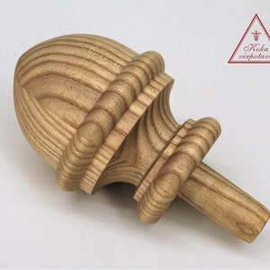 Finial Decor Chair Finial Wood Bed Post Finial Furniture Decor Shelf ...