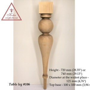 Table leg wood Farmhouse table leg Table base Furniture leg Dining table leg Table post Wooden table leg Wood furniture leg Wooden leg