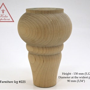 Leg for furniture Furniture leg Turn wood leg Sofa leg Cabinet leg Coffee table leg Furniture foot Farmhouse table leg Bed leg Table leg Leg