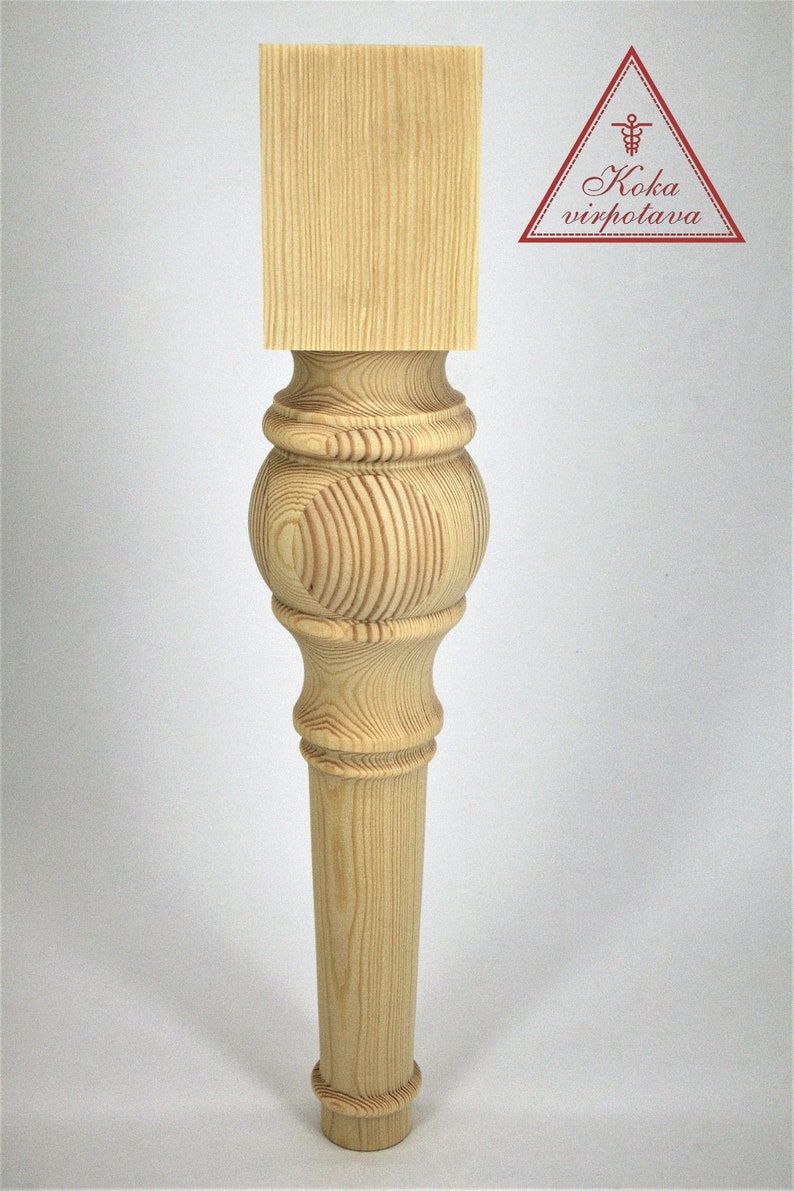 Leg Furniture Leg Sofa Leg Table Leg Turned Wooden Leg Etsy