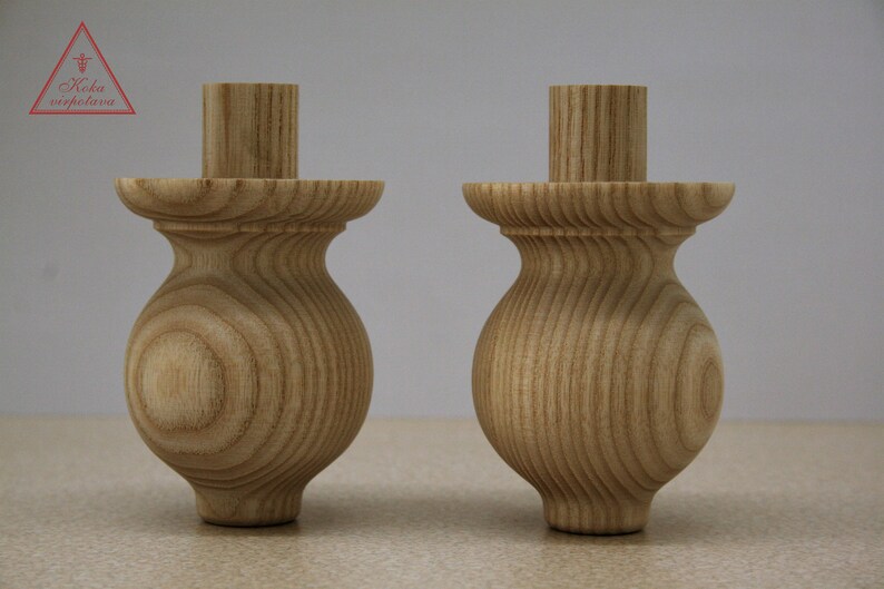 Foot Wood Bed Foot Furniture Leg Wood Unfinished Wood Etsy