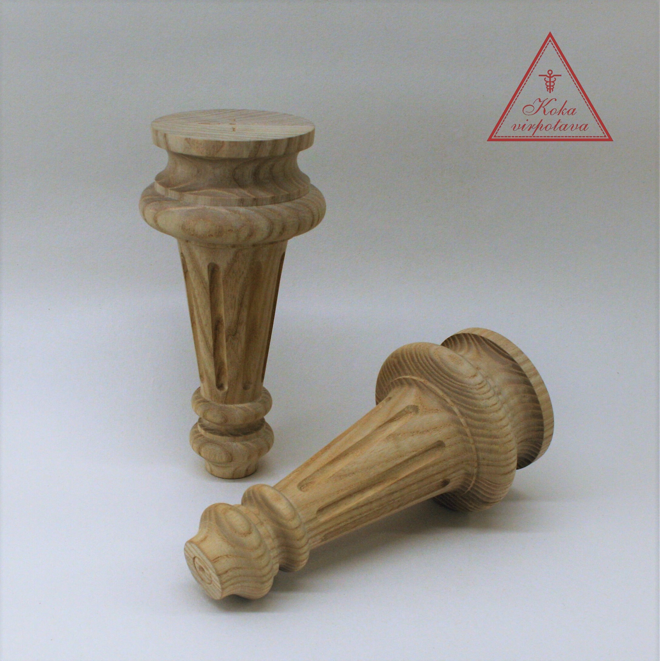 Turned wooden leg Wooden furniture leg Sofa leg Wooden Etsy