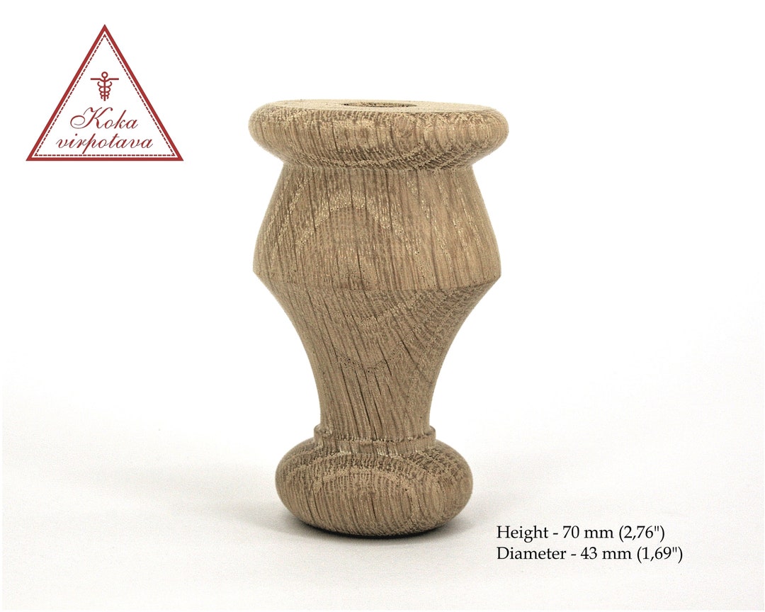 Turned Leg Wood Furniture Foot Handmade Wooden Leg Vanity Leg Coffee