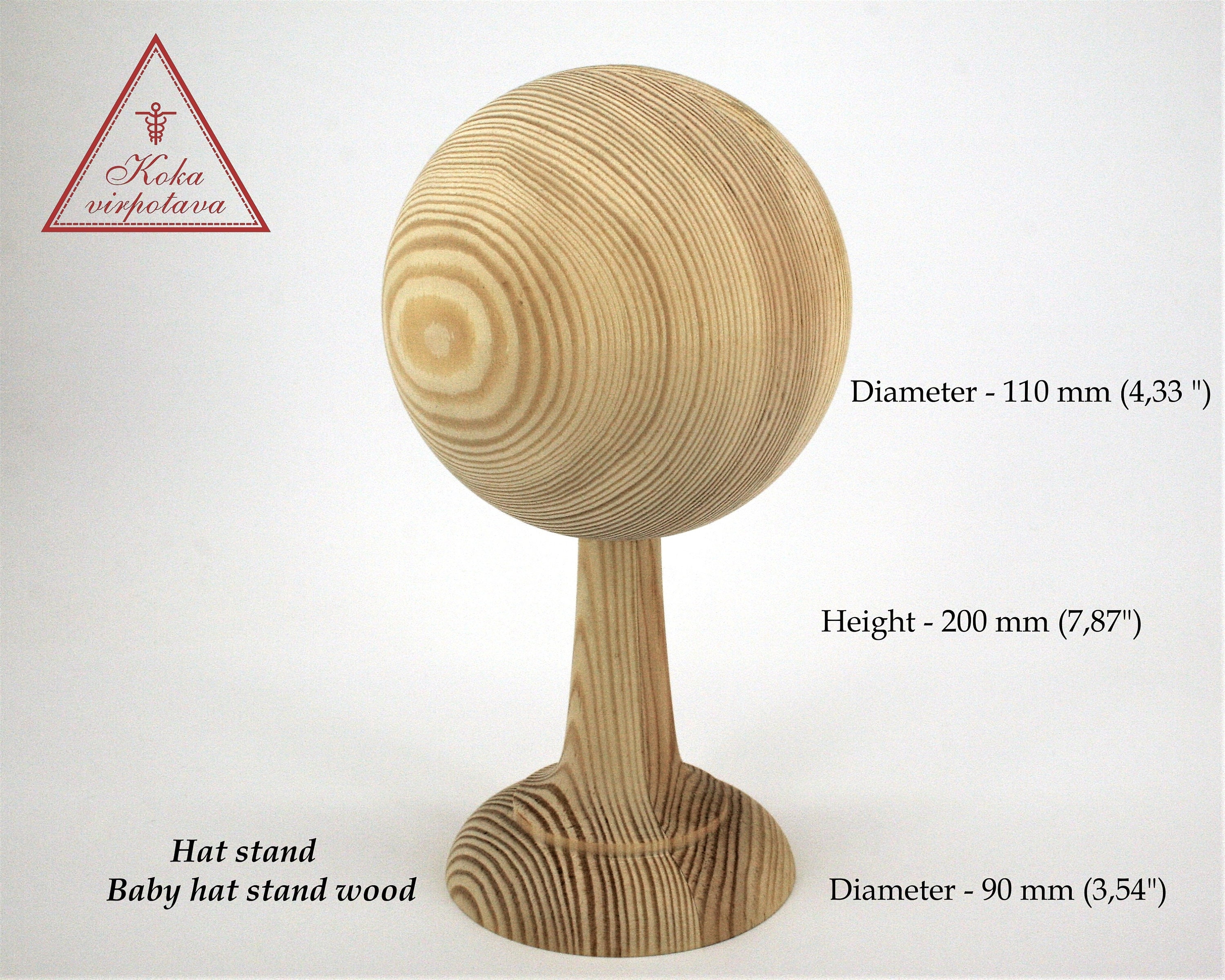 Hat Stand Wood Stand for Hatmaker Hat Holder Baby Hat Stand Wood Baby Mannequin Form for Hatmakers Turn Wood Hat Stand Wood Hat Holder Stand Etsy